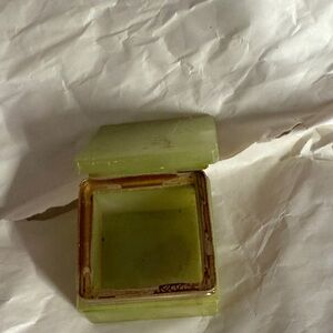 Vintage Green Trinket Box